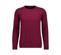 RAGMAN Regular Fit Strickpullover Rundhalsrot, Einfarbig
