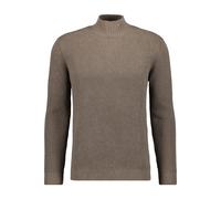 RAGMAN Regular Fit Strickpullover stehbraun, Einfarbig