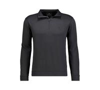 RAGMAN Regular Fit Sweatshirt Stehkragenschwarz, Einfarbig