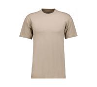 RAGMAN Regular Fit T-Shirt Rundhals hellbraun, Einfarbig