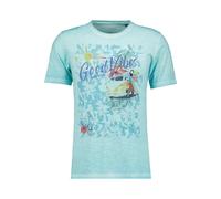 RAGMAN Regular Fit T-Shirt Rundhals lagune, Bedruckt