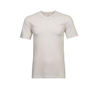 RAGMAN Regular Fit T-Shirt V-Ausschnitt ecru, Einfarbig
