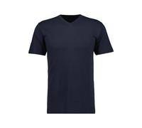 RAGMAN Regular Fit T-Shirt V-Ausschnitt schwarz, Einfarbig
