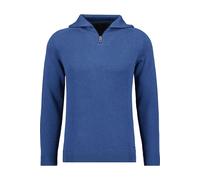 RAGMAN Regular Fit Troyer blau, Einfarbig