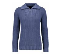 RAGMAN Regular Fit Troyer blau, Einfarbig