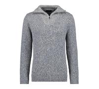 Troyer RAGMAN, Herren, Gr. 56, grau (grau, melange), 100% Baumwolle, casual, hoch geschlossener Ausschnitt, Langarm, Pullover (79761562-XXL) grau, melange