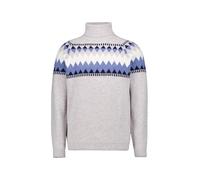 RAGMAN Regular Fit Rollkragenpullover grau, Gemustert