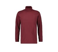 Rollkragenshirt RAGMAN, Herren, Gr. XL, rot (barolo, 684), Baumwolle, klassisch, regular fit, hoch geschlossener Ausschnitt, Langarm, Shirts (69861868-XL) barolo, 684