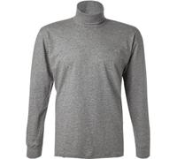 RAGMAN Herren Rollkragenpullover - Langarm Basic Rollkragen Regular Fit, Single Jersey, einfarbig Grau M