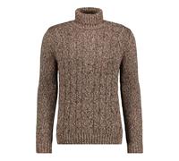 RAGMAN Slim Fit Pullover braun, Gemustert