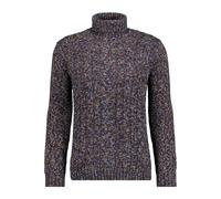 RAGMAN Slim Fit Strickpullover Rollkragenviolett, Gemustert