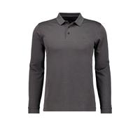 RAGMAN Herren Softknitpolo Langarm Modern Fit L, Anthrazit-019