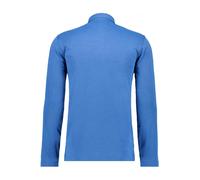 RAGMAN Soft Knit Regular Fit Longsleeve Poloshirt blau, Einfarbig