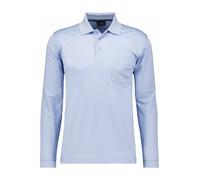 Ragman Herren Softknit-Polo Langarm XL Blaugrau
