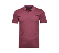 RAGMAN Softknit Modern Fit Poloshirt Kurzarm beere