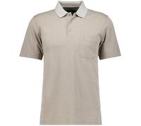 RAGMAN - Softknit-Polo fishnet walnuss - Gr. - M