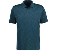 Softknitpolo Flammdesign - Farbe - dunkelgrün - Größe - L
