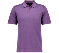 RAGMAN - Softknit-Polo Jacquard mulberry - Gr. - M