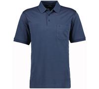 RAGMAN Herren RAGMAN Kurzarm Softknit Poloshirt Large, Azur-778