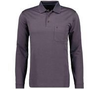 RAGMAN Herren Poloshirt Langarm Mokka-835, M