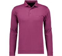 Ragman - Softknit-Poloshirt mit Bund, Velvet Touch beere - Gr. - 3XL