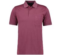 RAGMAN Herren Softknit-Poloshirt Uni, mit Brusttasche