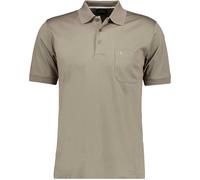 RAGMAN - Softknit-Poloshirt uni, mit Brusttasche - Gr. - M