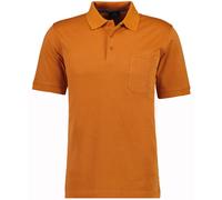 RAGMAN - Softknit-Poloshirt uni, mit Brusttasche - Gr. - S