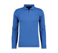 Poloshirt RAGMAN, Herren, Gr. XL, blau (blau, melange, 765), Piqué, 50% Baumwolle, 50% Polyester, regular fit, ohne Ausschnitt, Shirts (38857334-XL) blau, melange, 765