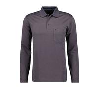 RAGMAN Herren Poloshirt Langarm Mokka-835, L