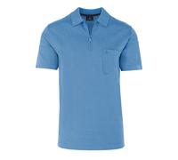 RAGMAN Softknit Regular Fit Poloshirt Kurzarm aqua