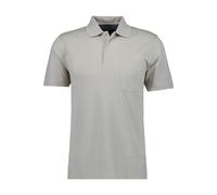 RAGMAN Softknit Regular Fit Poloshirt Kurzarm beige