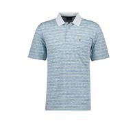 RAGMAN Softknit Regular Fit Poloshirt Kurzarm blau