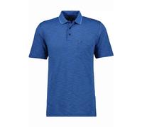 RAGMAN Softknit Regular Fit Poloshirt Kurzarm blau