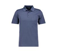 RAGMAN Softknit Regular Fit Poloshirt Kurzarm blau