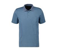 RAGMAN Softknit Regular Fit Poloshirt Kurzarm blau