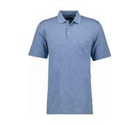 RAGMAN Softknit Regular Fit Poloshirt Kurzarm blau