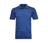 RAGMAN Softknit Regular Fit Poloshirt Kurzarm blau