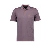 RAGMAN Softknit Regular Fit Poloshirt Kurzarm braun
