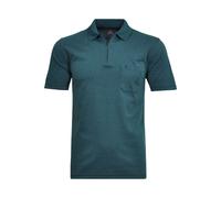 RAGMAN Softknit Regular Fit Poloshirt Kurzarm dunkelgrün