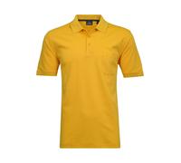 RAGMAN Softknit Regular Fit Poloshirt Kurzarm gelb
