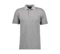RAGMAN Softknit Regular Fit Poloshirt Kurzarm grau