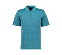 Poloshirt RAGMAN, Herren, Gr. M, blau (smaragd), Piqué, 60% Baumwolle 40% Polyester, regular fit, ohne Ausschnitt, Shirts (35004115-M) smaragd