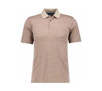 RAGMAN Softknit Regular Fit Poloshirt Kurzarm hellbraun