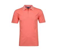 RAGMAN Softknit Regular Fit Poloshirt Kurzarm hellrot