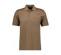 RAGMAN Herren Softknit-Polo mit Brusttasche Kurzarm, 540391, Mokka, XL