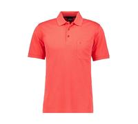 RAGMAN Softknit Regular Fit Poloshirt Kurzarm rot