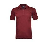 RAGMAN Softknit Regular Fit Poloshirt Kurzarm rot