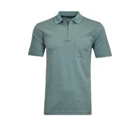 RAGMAN Softknit Regular Fit Poloshirt Kurzarm salbei