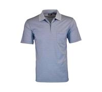 RAGMAN Softknit Regular Fit Poloshirt Kurzarm taube